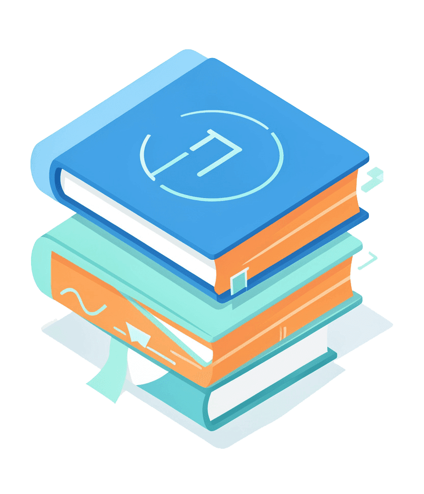 Book and tablet mockup