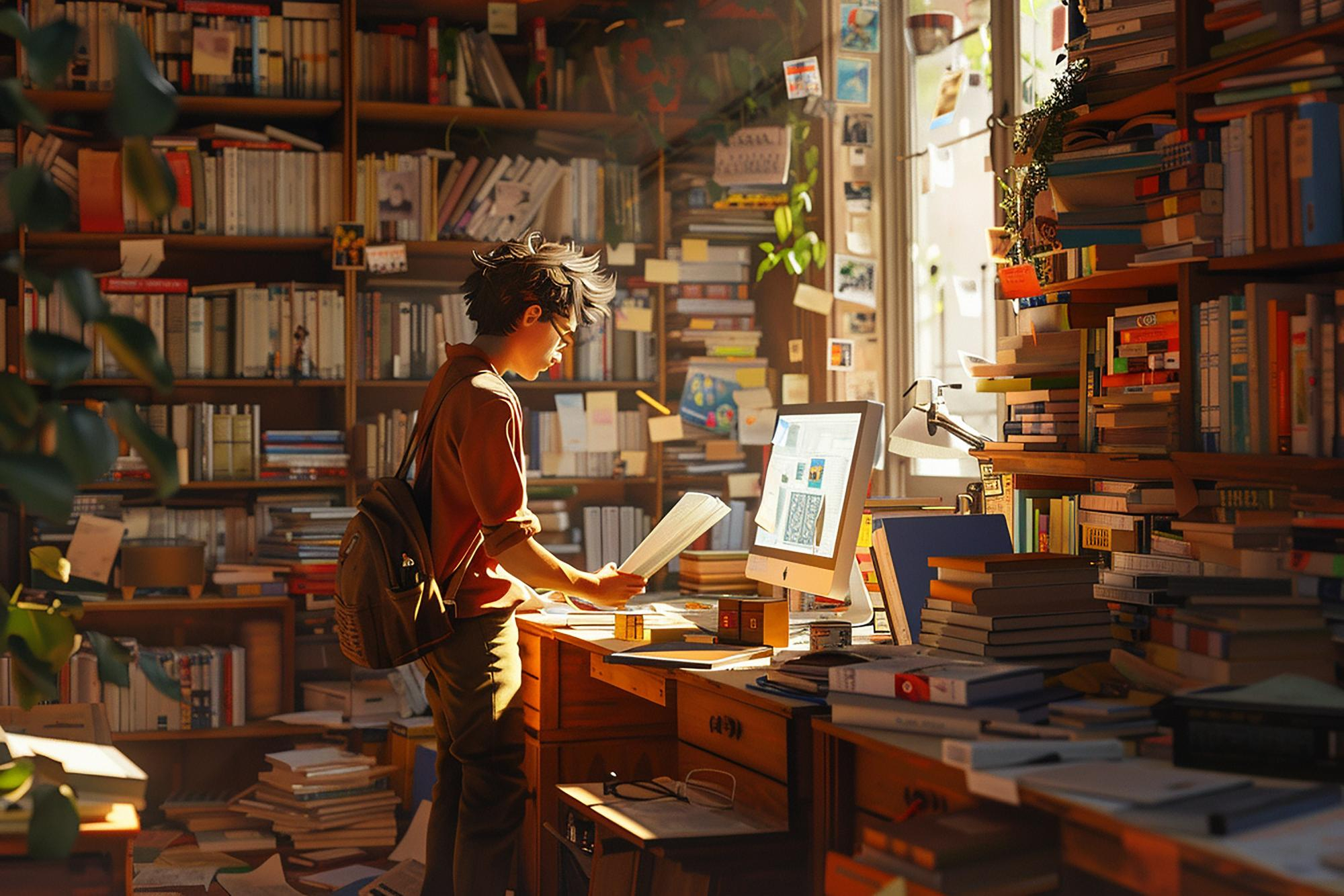 Illustration planning for a book
