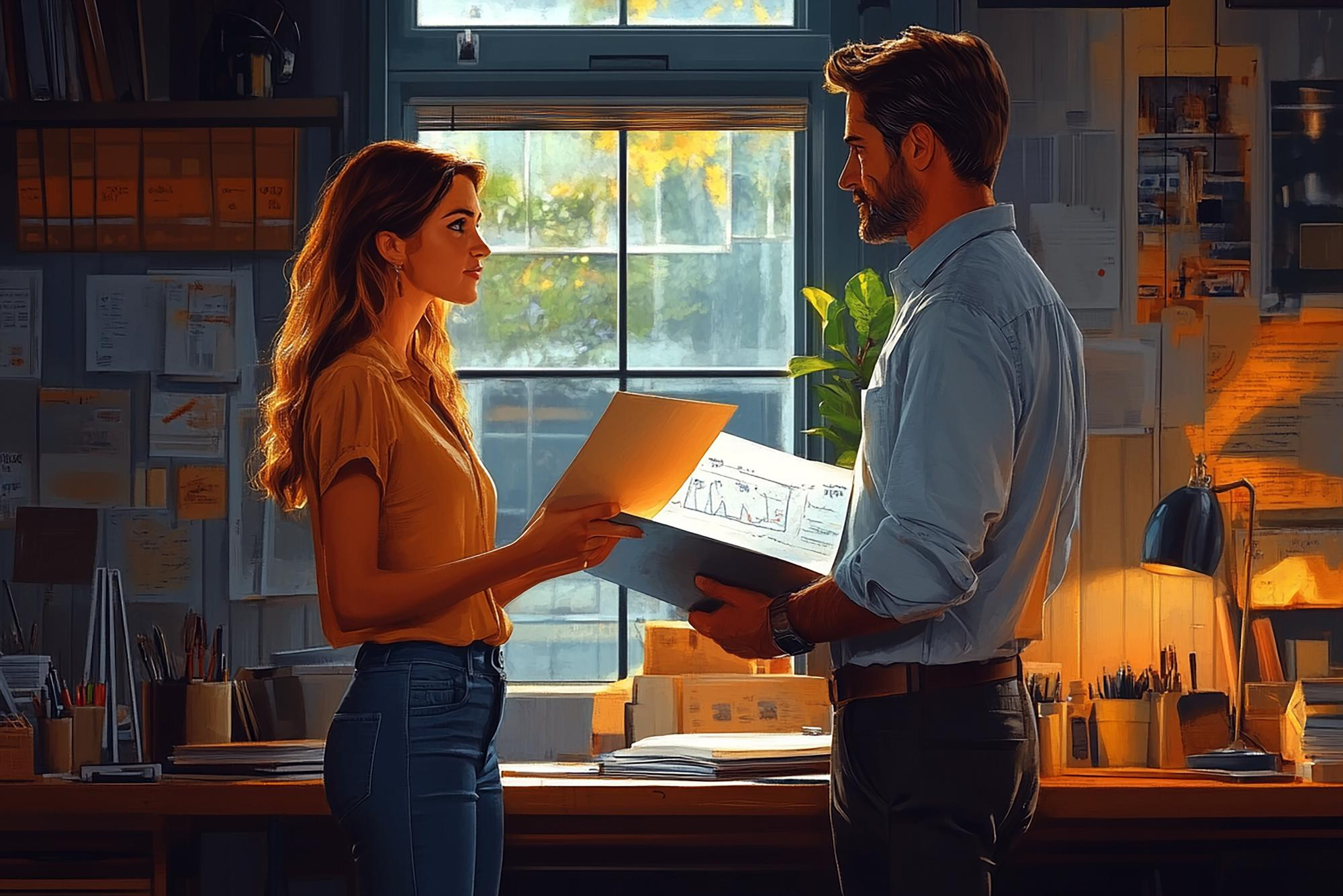 Book illustration artwork